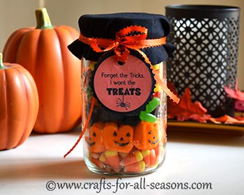 halloween candy jar