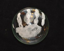 handprint snowman ornament