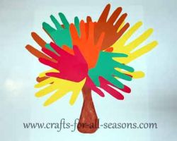 hand print crafts