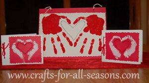 handprint valentines crafts