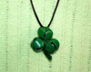 jingle bell shamrock necklace