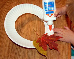 leaf wreath