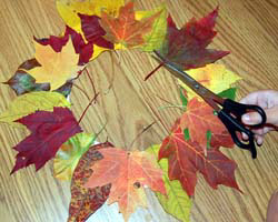 leaf wreath