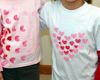 painted heart shirts