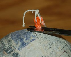 paper mache pumpkins