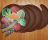 paper plate cornucopia