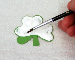 shamrock pasta craft