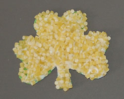 shamrock pasta craft