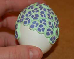 polymer clay egg