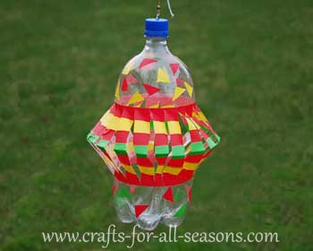 pop bottle wind spinner