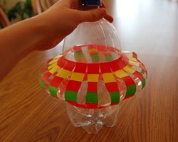pop bottle wind spinner