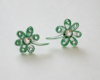 quilled shamrocks