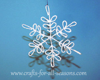 String Snowflake Craft