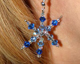 snowflake earrings