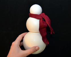 snowman snow gauge