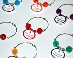 homemade wine charms