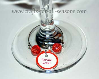 homemade wine charms