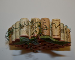 curly wire on top of corks