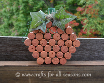 wine cork pumpkin