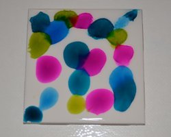 alcohol ink tile