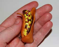 polymer clay corn