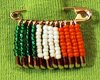 irish beaded safety pin