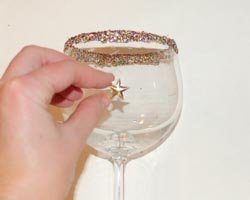 wine glass candle holders