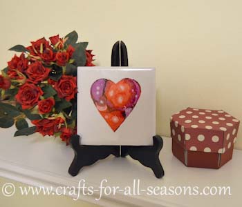 alcohol ink heart craft alcohol ink heart craft