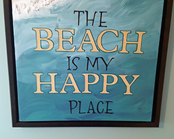 beach canvas art