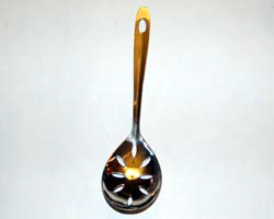 beaded serving spoons