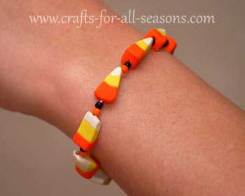 candy corn bracelet