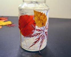 decoupage leaves