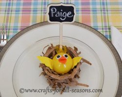 easter chick craft