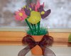 egg carton flower bouquet