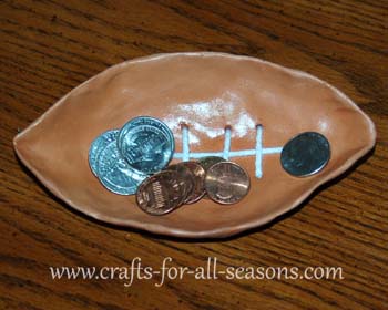 football coin holder