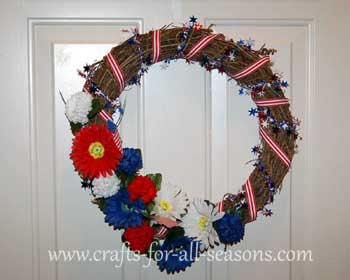 fourth of july wreath