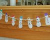 snowman garland