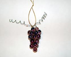 grape cluster ornament