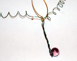 grape cluster ornament