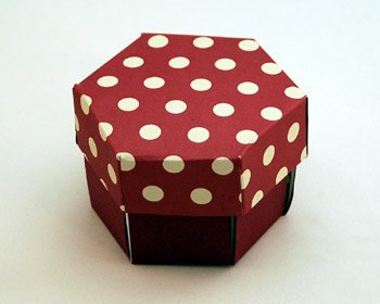 Hexagon Pre Assembled Explosion Gift Box Kit Pop up Photo Box Gift