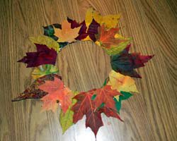 leaf wreath