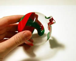 paint swirled ornament