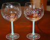 painted wine glasses