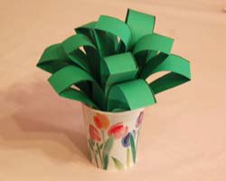 paper flower bouquet