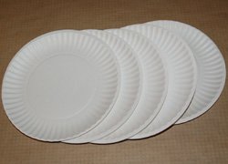 paper plate cornucopia