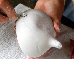 plaster bird craft