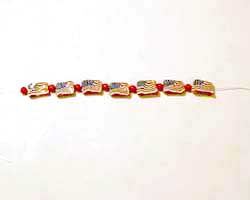 polymer clay bracelet