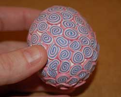 polymer clay egg