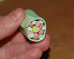 polymer clay cane