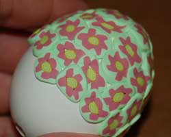 polymer clay egg